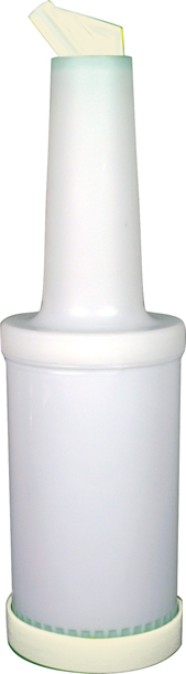 Pour Master 0,95l Flasche komplett, Poly weiß