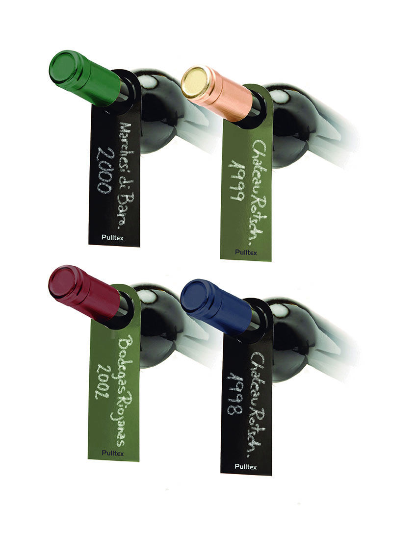 Pulltex Weinkeller-Etiketten zweifarbig, grün-schwarz