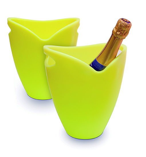 Pulltex Flaschenkübel, gelb