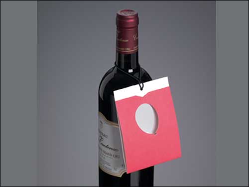 Drop-Card, klein, Ballon, rot