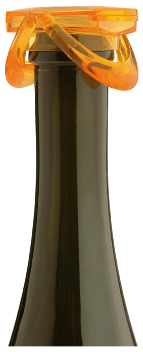 Colibri Sektverschluss, rot-transparent