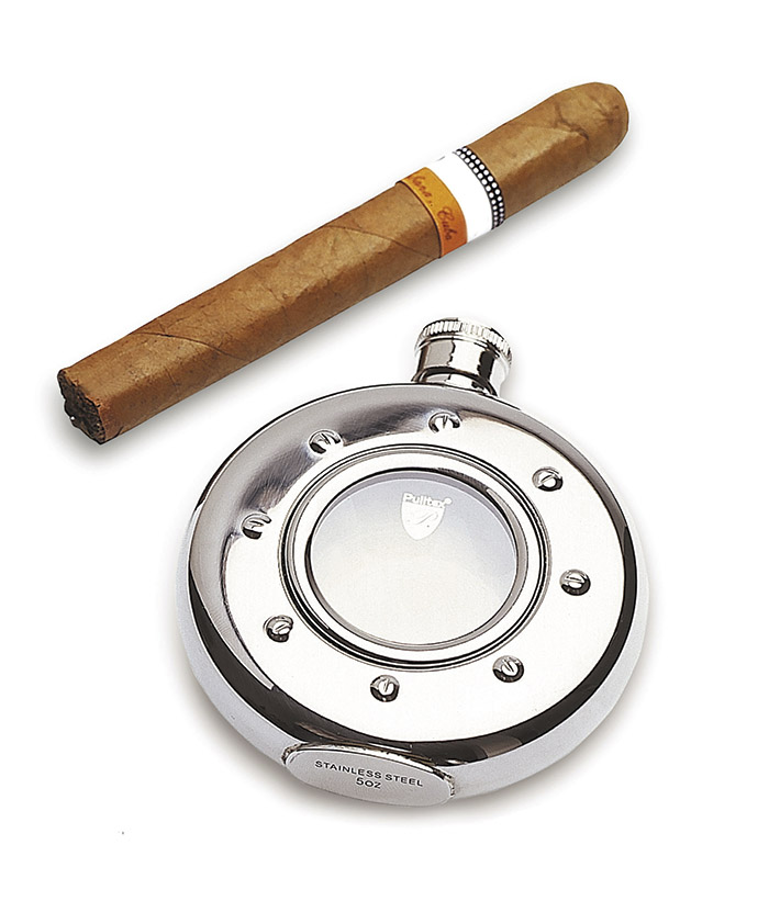 Pulltex Nautilus Flachmann Edestahl