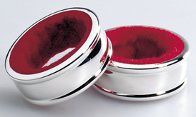 Tropfring, versilbert