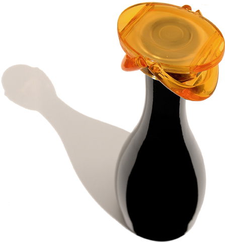 Colibri Sektverschluss,  orange-transparent