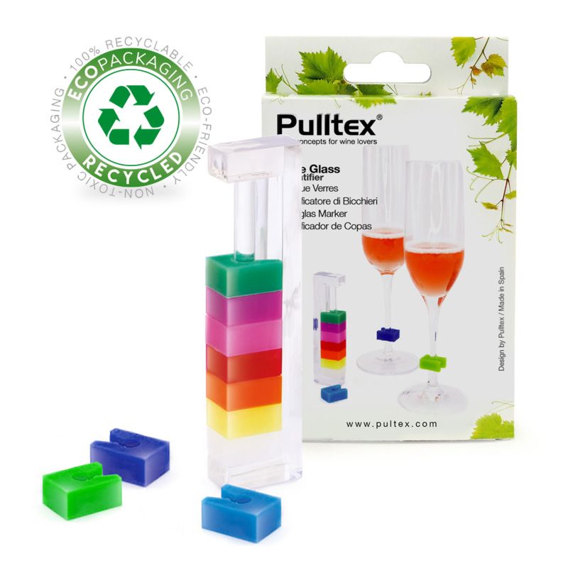 Pulltex Weinglasmarker silikon ecoBlister