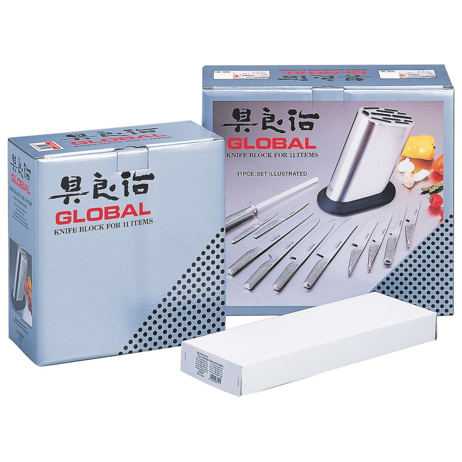G-8311KB/PL 11-teiliges Messerblockset OHNE Punkte