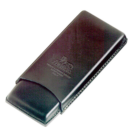 Zigarrenetui, für 3Stk., 180 mm, Leder